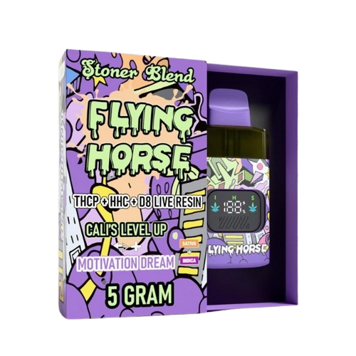 Cali’s Level Up + Motivation Dream - Flying Horse Stoner Blend Disposable Vape – 5g