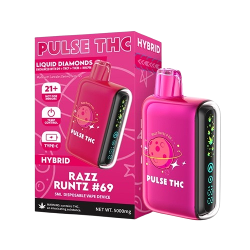 Razz Runtz #69 Pulse THC Liquid Diamond Disposable 5G