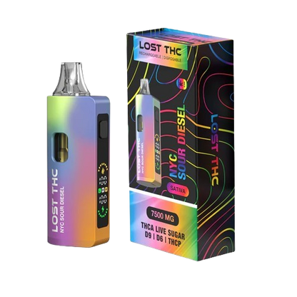 Zberry Nerdz - Lost THC Disposable Vape 7.5G Rainbow Edition