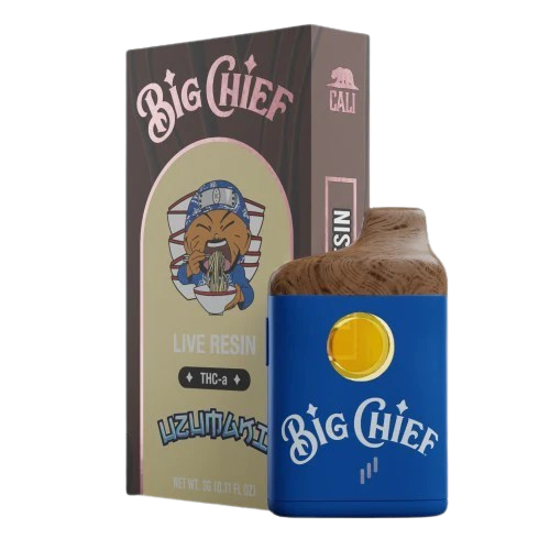 Uzumaki- Big Chief Live Resin THCA Disposable Vape - 3G