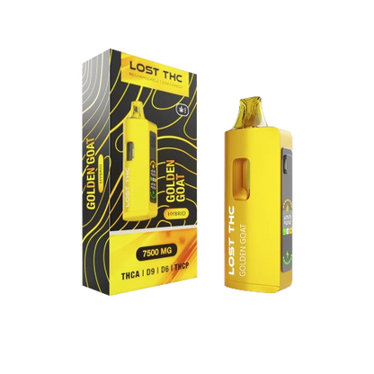 Golden Goat Lost THC V2 Disposable Vape 7.5G Gold Edition